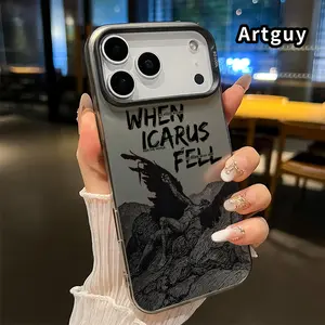 Phone Case for iPhone 17 16 15 14 Pro Max 13 12 11 XR XS Plus Air E Icarus' Fallen Dream Full Body Coverage Raised Edges Camera Protector Phone Cover Gift