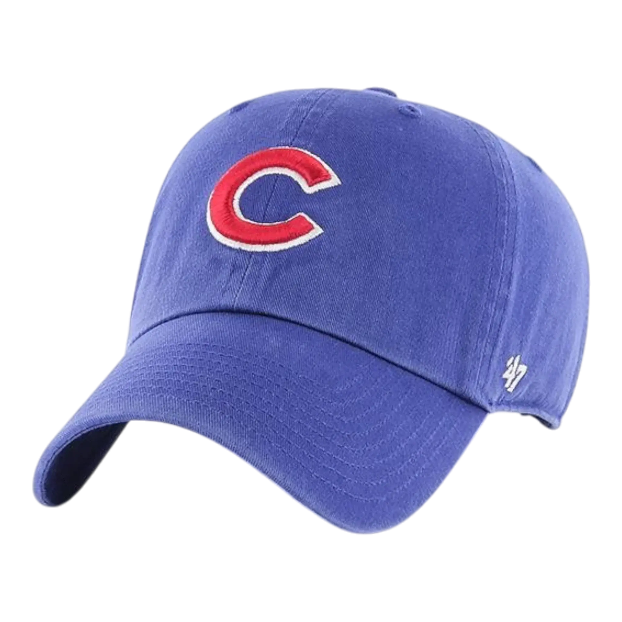 47 Brand Clean Up Chicago Cubs Strapback in Royal Blue | Adjustable Cap