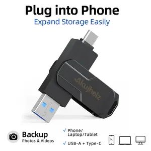 512GB USB flash drive, suitable for mobile phones, photo storage stick, thumb drive - external storage device, USB interface, best-selling product. Compatible with iPhone, Android system, USB C tablets, Pro tablets, and Mac computers. Capacity: 512GB. out