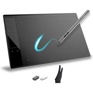 Graphic Drawing Tablet  A30 with 4   1  Panel, Linux and Android Supported Digital Drawing Pad with Artists Glove Pen Tablet
