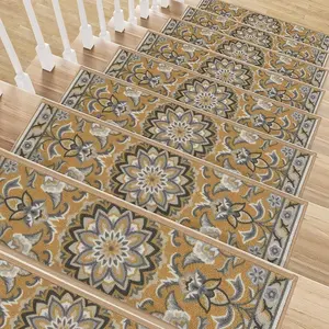 Peel and Stick Stair Treads Washable Non Slip 8x30 Inches – Great Gift for Home Safety