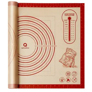 Silicone Baking Pastry Dough Mat - 28x20Inch Extra Large Cookie Bread Rolling Mats Sheet, Nonstick Kitchen Counter Kneading Board, Thick Reusable Pie Cookies Pizza Fondant Making Matt with Measurement