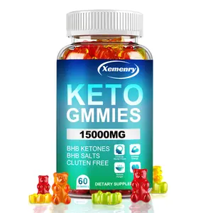 Xemenry - Keto Gummies - 15000 mg per capsule - Apple, Beet, Pomegranate, Citrus - Increases Energy and Focus - No Synthetic Additives