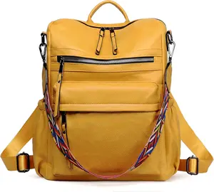 Womens Backpack Purse Leather Fashion Travel Backpack Purse for Women Designer Ladies  Bags