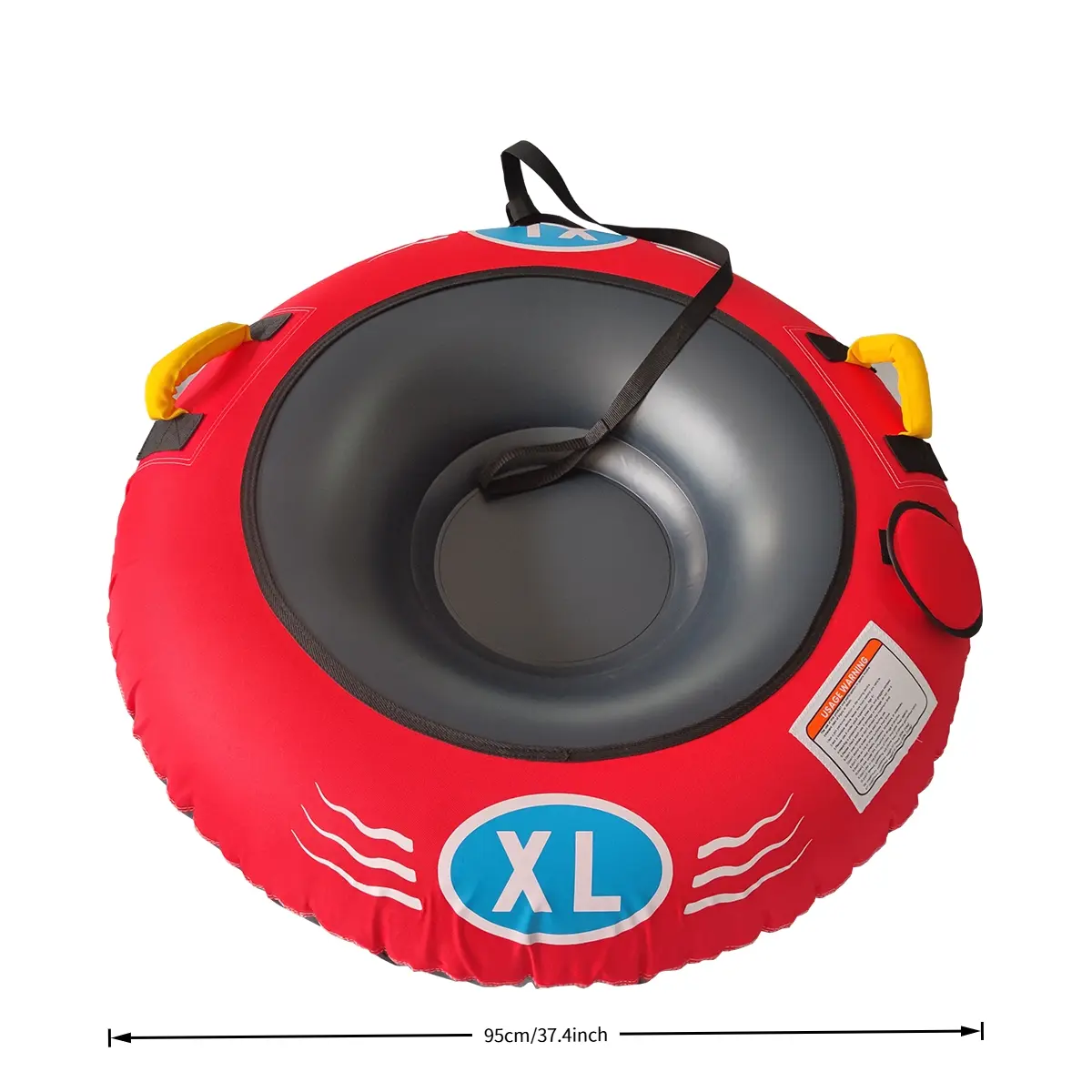 Inflatable Snow Ski Tube, Durable PVC Material, Ideal for Winter Sports & Outdoor Fun, Perfect for Kids & Adults