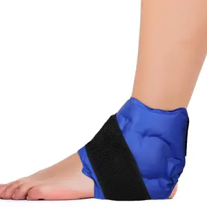 Ankle Ice Pack Wrap for Swelling, Reusable Cold Pack for Ankle Injuries, Hot Cold Therapy for Sprained Ankles & Achilles Tendonitis, Ankle Protective Compression