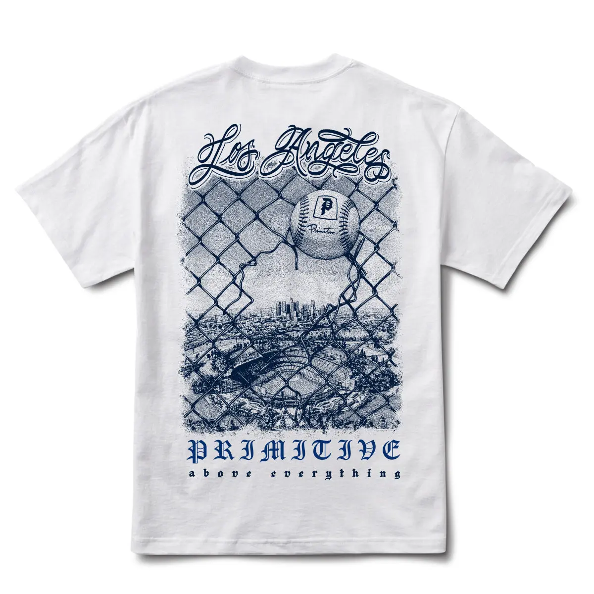 PRIMITIVE APPAREL Homerun Men's Boxy Fit T-Shirt, Heavy-Weight 7.5oz Cotton Jersey Streetwear Apparel, Shortsleeve, Menswear, Top, Print, Fabric