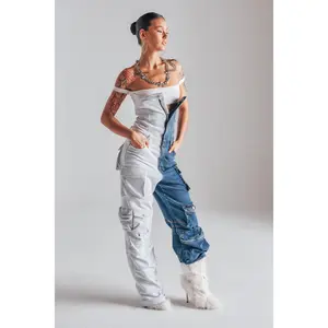 SPLIT DECISION DENIM JUMPSUIT SPLIT DECISION DENIM JUMPSUIT
