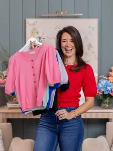 Zenana Puff Sleeve Sweater Cardigan | S-L