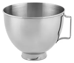 KitchenAid  4.5 Quart Polished Stainless Steel Mixer Bowl with Handle - K45SB