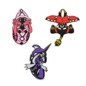 Pokémon Tapu Fini, Tapu Bulu & Tapu Lele Enamel Pins