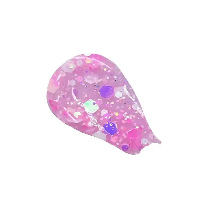 Mystical Glitter Collection Cherry Blossom Glitter Acrylic Powder 1oz/4oz Sparkling Finish for Manicure