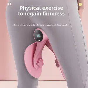 Inside Thigh Muscle Trainer - Stretching Fitness Equipment for Yoga, Postpartum Recovery and Kegel Leg Pinching