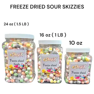 Freeze Dried Sour Jar 3 sizes Freeze Dried Candy skizzies Snack Sweet Candies Bonbon Traditional