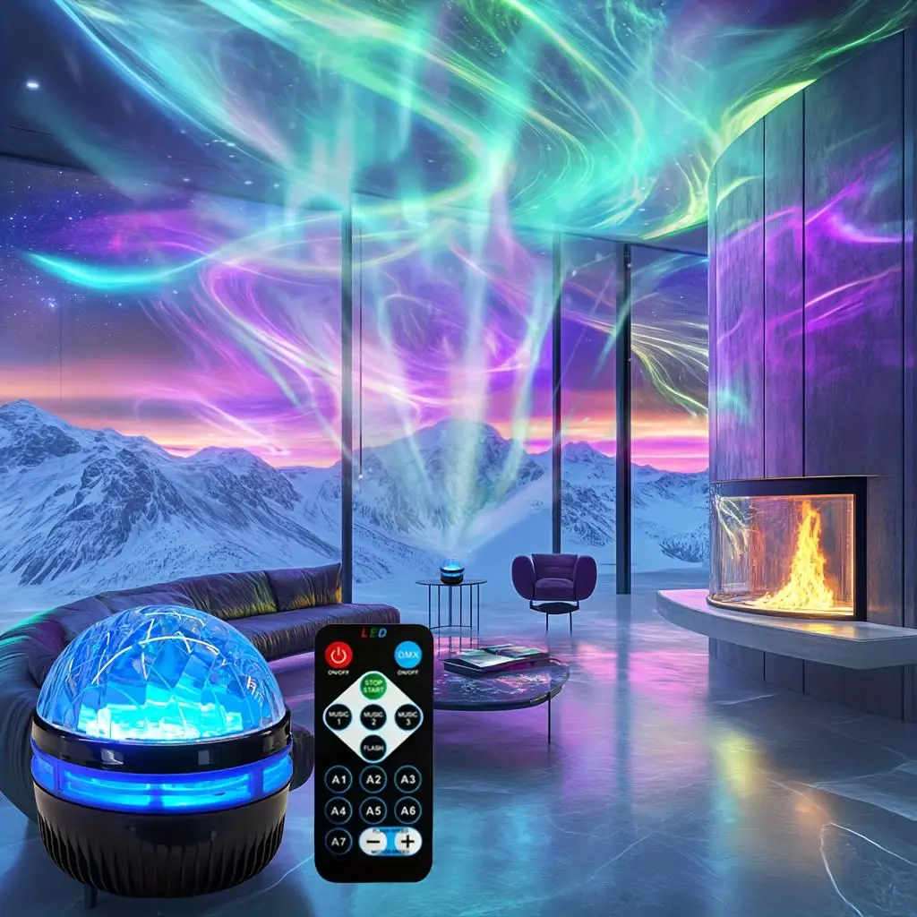 Projector Light, 1 Count USB Powered Projector Night Light, Durable LED Color Changing Projector Lights for Bedroom Home Decor, Birthday & Festival Gi