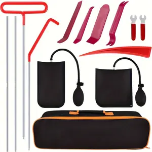 17-piece set of automotive repair tools,Professional Emergency CarTools, Car Repair Tool Kit for Cars & Trucks, Easyto Use