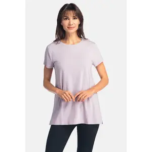 Women's Relaxed Bamboo Viscose/Organic Cotton Crew Neck Tee - OUTLET - FINAL SALE