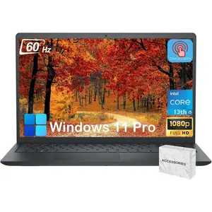 Dell Inspiron 15 3530 Touchscreen Laptop Computer - 13th Gen Intel 10-Core i5-1334U, 15.6" FHD Anti-Glare Display, Copilot, Intel UHD Graphics, Wi-Fi6, Win 11 Pro, w/Accessories
