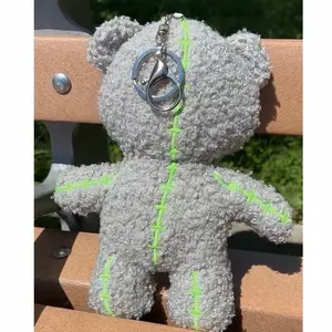 Faceless Love “Courage” Empath Bear – Grey 20cm Glow Stitch Plus