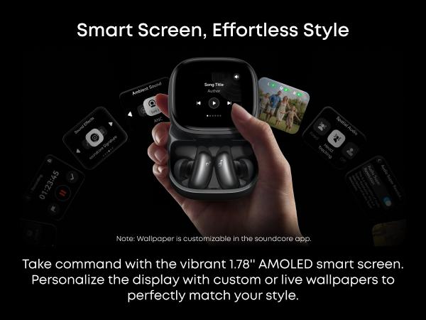 [Live Only] soundcore Anker Liberty 5 Pro Max Wireless Earbuds, Exclusive Limited: Add $5/$10 for Extra Premium Gift, AI Note-Taker for In-Person Meetings, Whisper-Clear Calls, Active Noise Cancelling, 1.78" AMOLED Smart5 Mins Charge = 4 Hrs Playtime