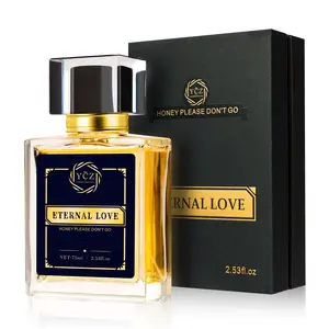 YCZ Eternal Love Perfume 2.6oz 75ml Aromatic Adjustable Concentration Fragrance with Musk Ambergris Jasmine Rose Patchouli Fruity Notes Vanilla Scent Eau De Parfume for Daily Use