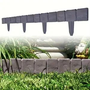 Garden Landscape Edge Border, Plastic Garden Fence, Garden Decoration for Lawn, Patio, Yard, Spring & Fall Decoration, Garden Edging Border, Garden Accessories