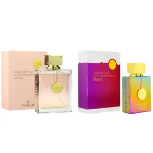 Armaf Fragrance Multi-Pack - Club de Nuit Women's + Club de Nuit Untold, 3.6 fl oz Per Bottle, Citrus Floral-Patchouli, Woody-Jasmine Notes with Rose Accent