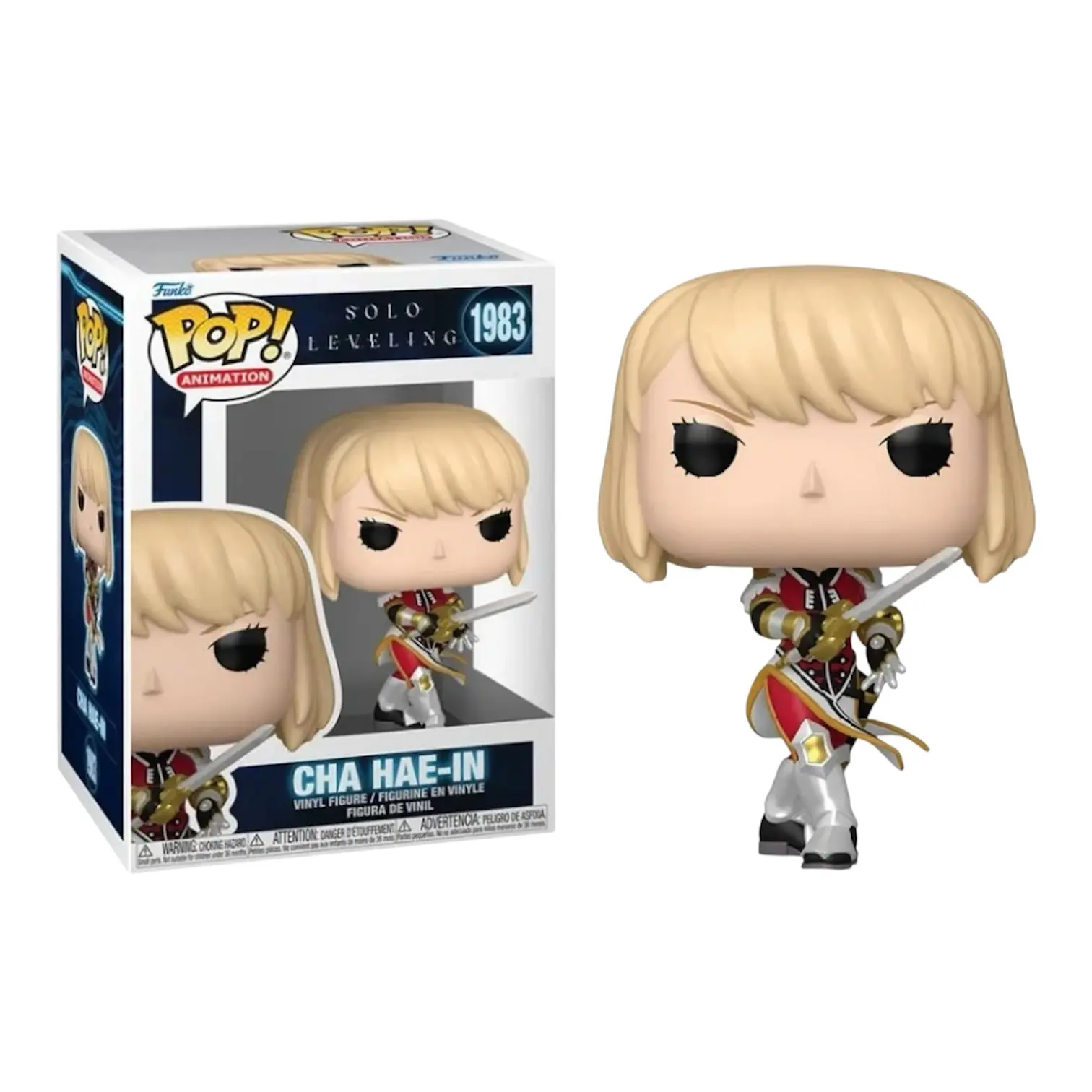 Funko POP Collectible Toy - Solo Leveling Cha Hae-In Character Art Statue #1983, Home Decor Display Item for Home Supplies, Figurine