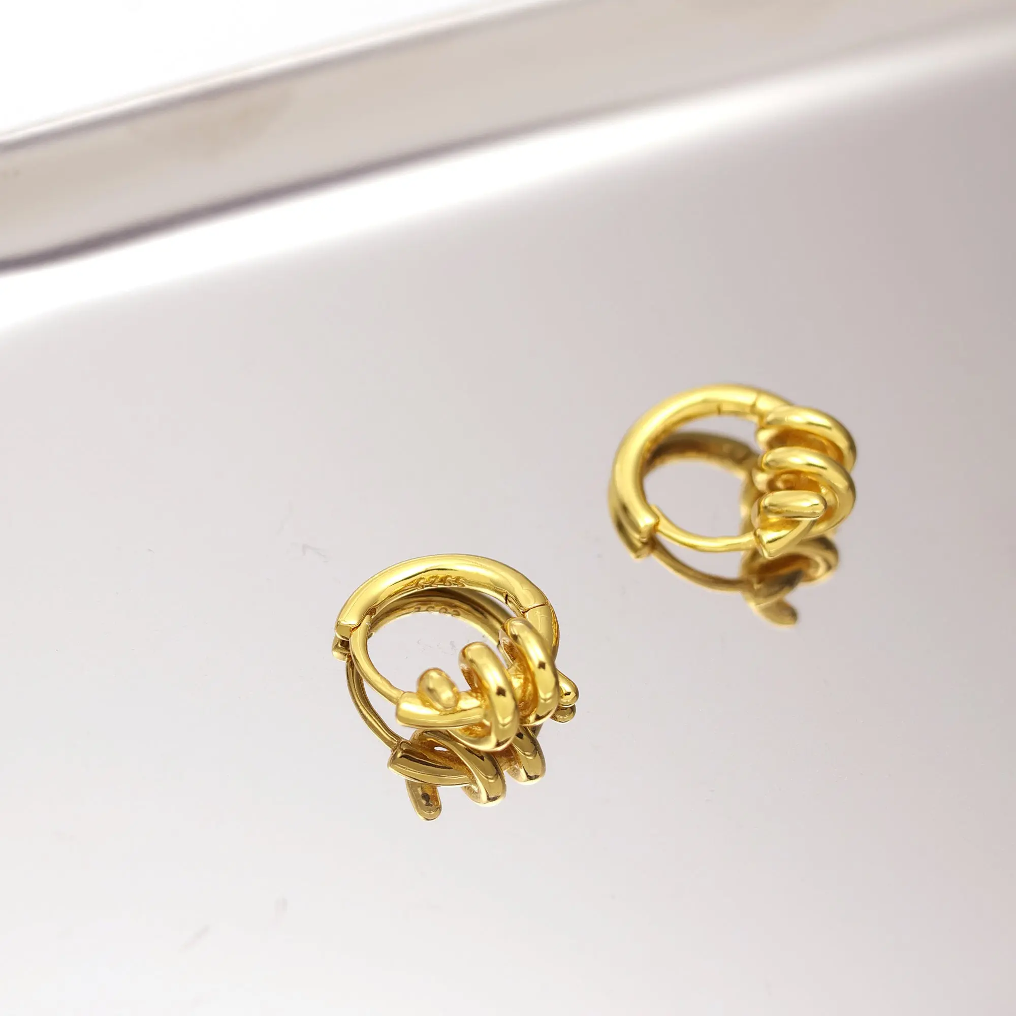 Sterling Silver Spiral Hoop Earrings