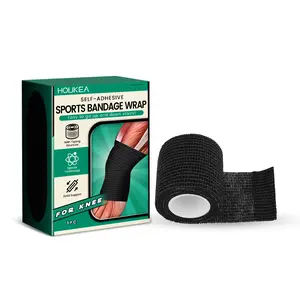 Houkea Elastic Self-Adhesive Sports, Bandage, Waterproof Elastic Protective Bandage For Wrist, Elbow And Knee Soreness