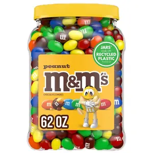 M&M’S Assorted Chocolate Candy Jars – Multiple Flavor Options Including Peanut Butter