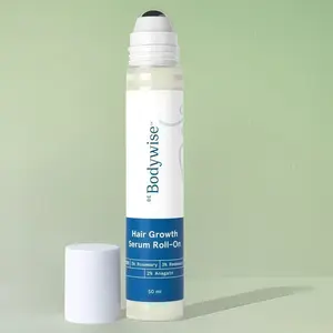 Herbal Roll-On Scalp Serum by Be Bodywise 25ml, Saw Palmetto & Caffeine Formula, Prevent Thinning Hair, Stimulate Healthy Hair Regrowth for Men and Women