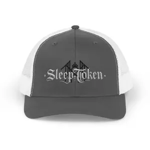 Sleep Token logo Trucker Cap | Embroidered Mesh Snapback