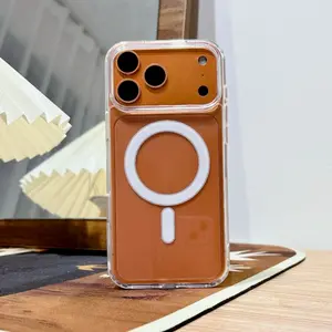 Magnetic Wireless Charging Phone Case For iPhone X XS XR XS Max 7 8 SE2 SE3 7Plus 8Plus 17 16 15 14 13 12 11 Pro Max Clear Cover