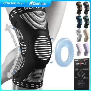 Sports Knee Sleeve for Runner, Workout, Gym, Basketball, Volleyball, Hiking Spicy Dill knee pain Breathable Sponge Knee Pads Athlete Springtok Injury football accessories Support Tool,summerwins