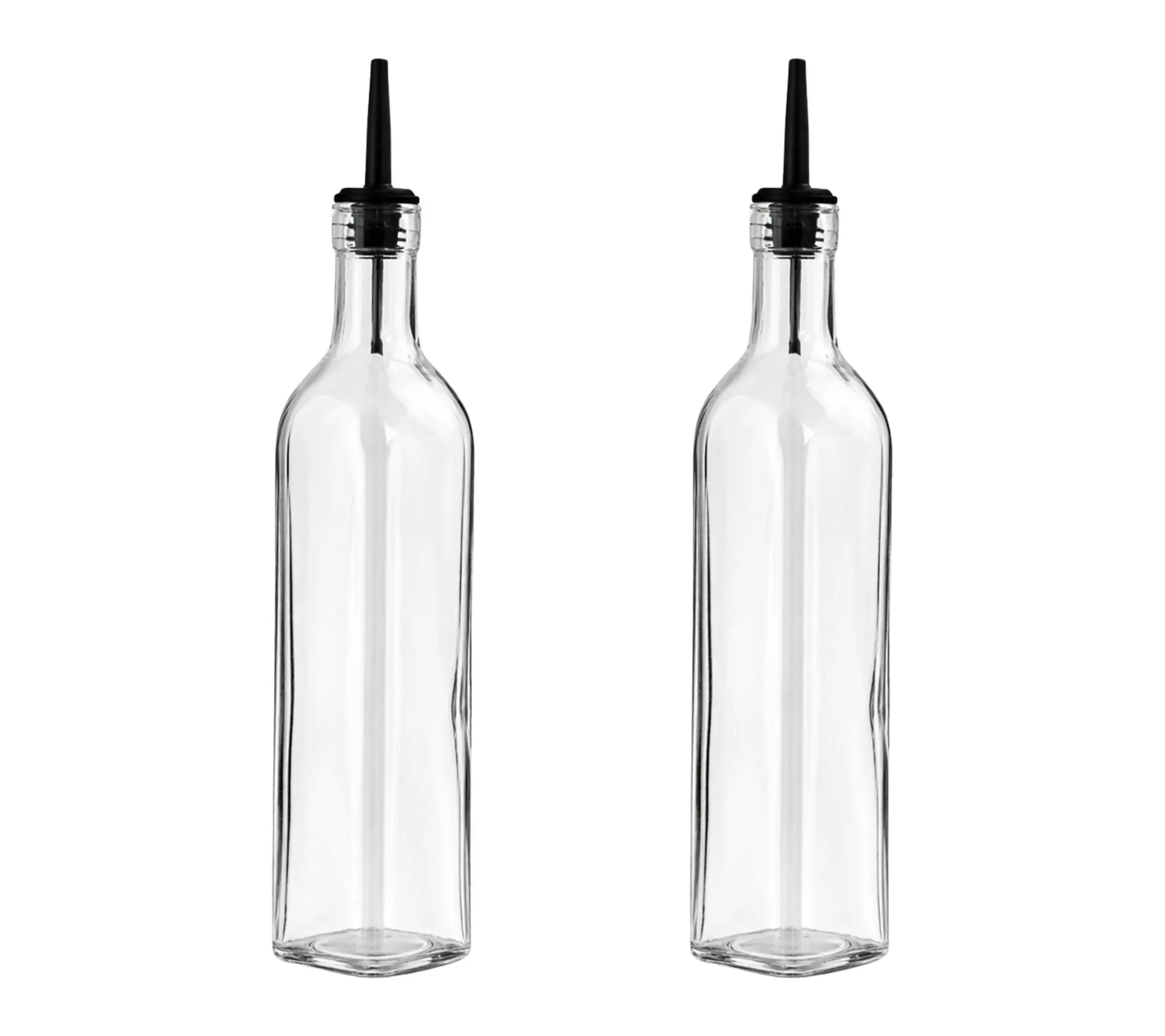 10 Strawberry Street Clear Glass Oil & Vinegar Cruet Bottles 10 Strawberry Street Clear Glass Oil & Vinegar Cruet Bottles