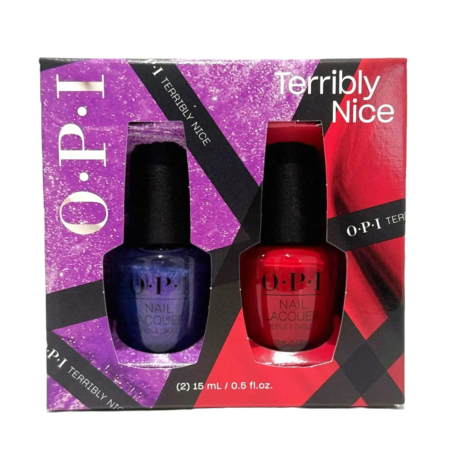 OPI Terribly Nice Holiday 2023 Collection Nail Lacquer Polish 2 x 0.5 oz Duo Set