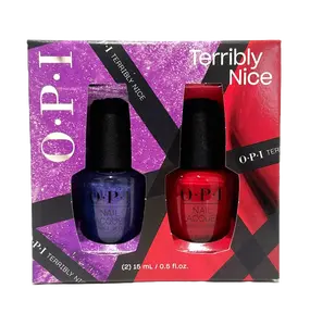 OPI Terribly Nice Holiday 2023 Collection Nail Lacquer Polish 2 x 0.5 oz Duo Set