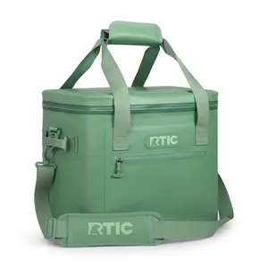 RTIC Outdoors 30qt Ultra-Tough Soft Sided Cooler - Sage Green: Vinyl Material, 30 Can Capacity