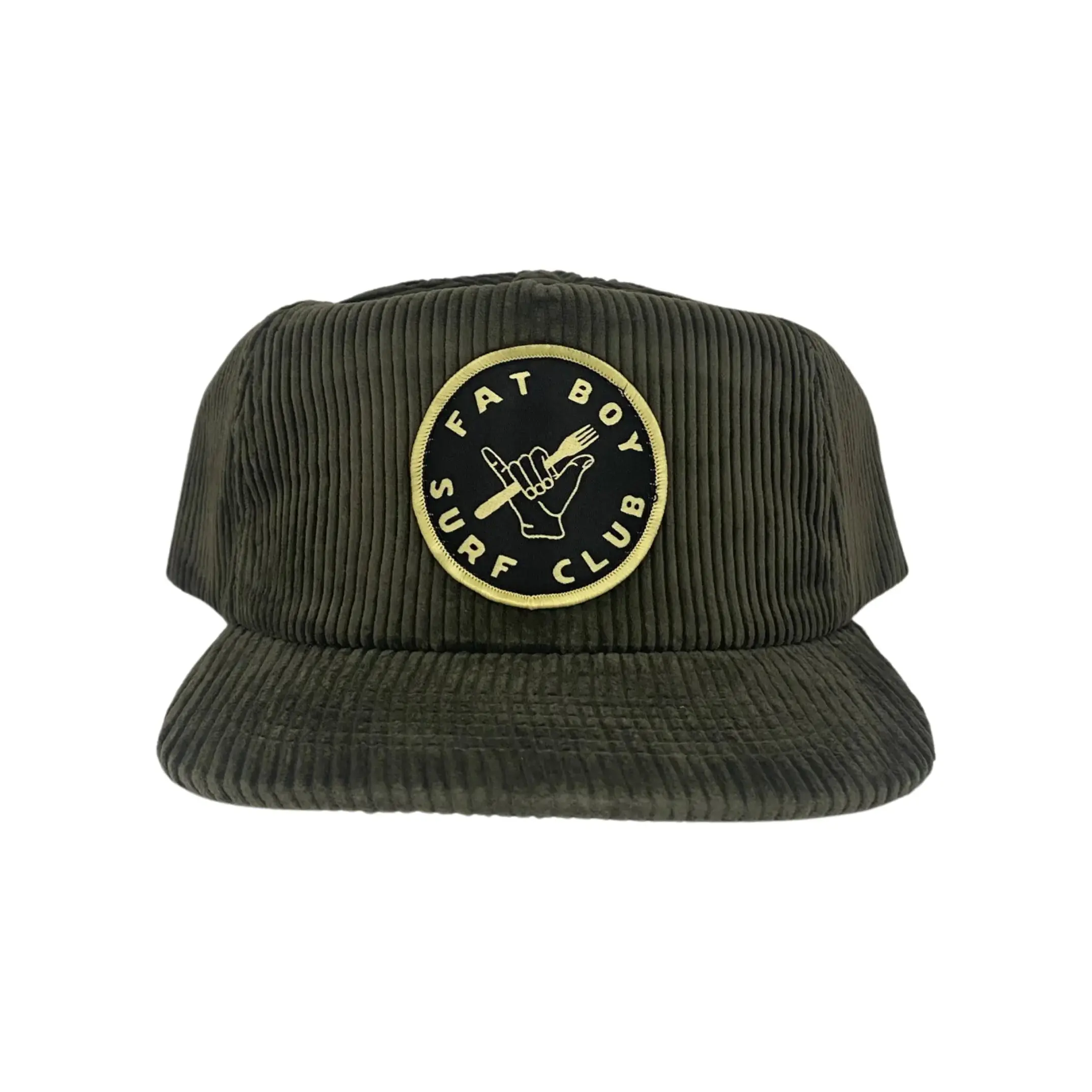Shaka Fork Corduroy Surf Hat - Olive