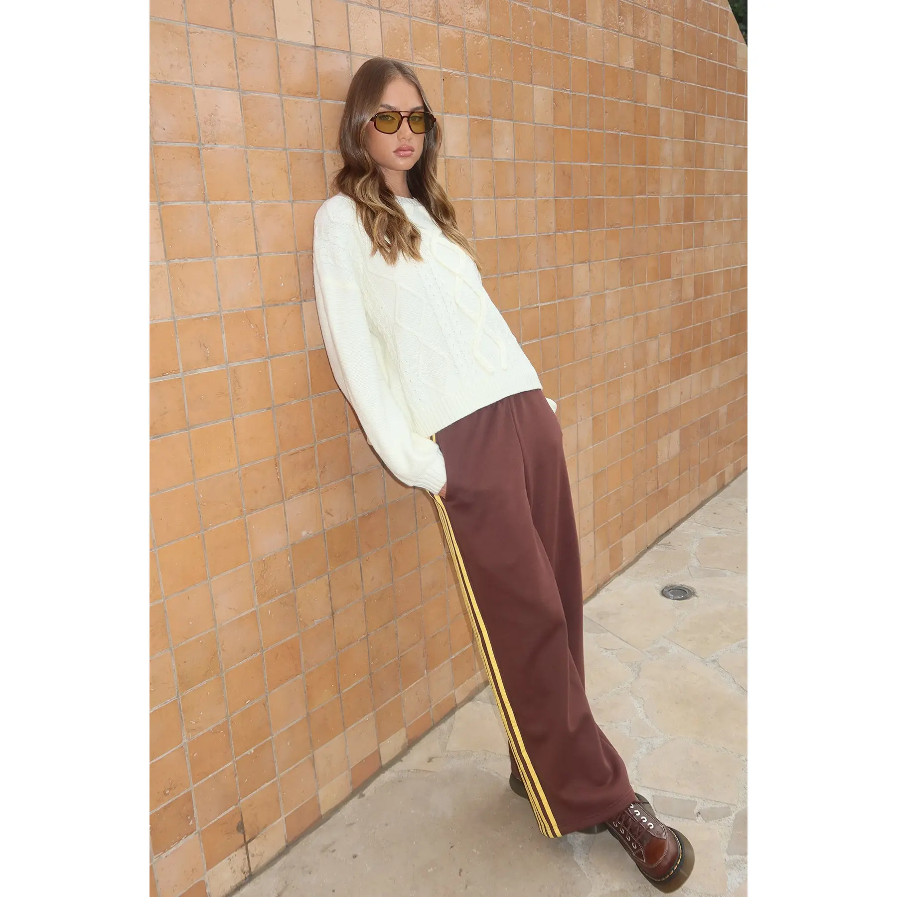 Sorin Contrast Striped Sweatpants