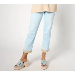Belle By_Kim Gravel Regular TripleLuxe Tiki Island Fringe Trim_Crop Pant