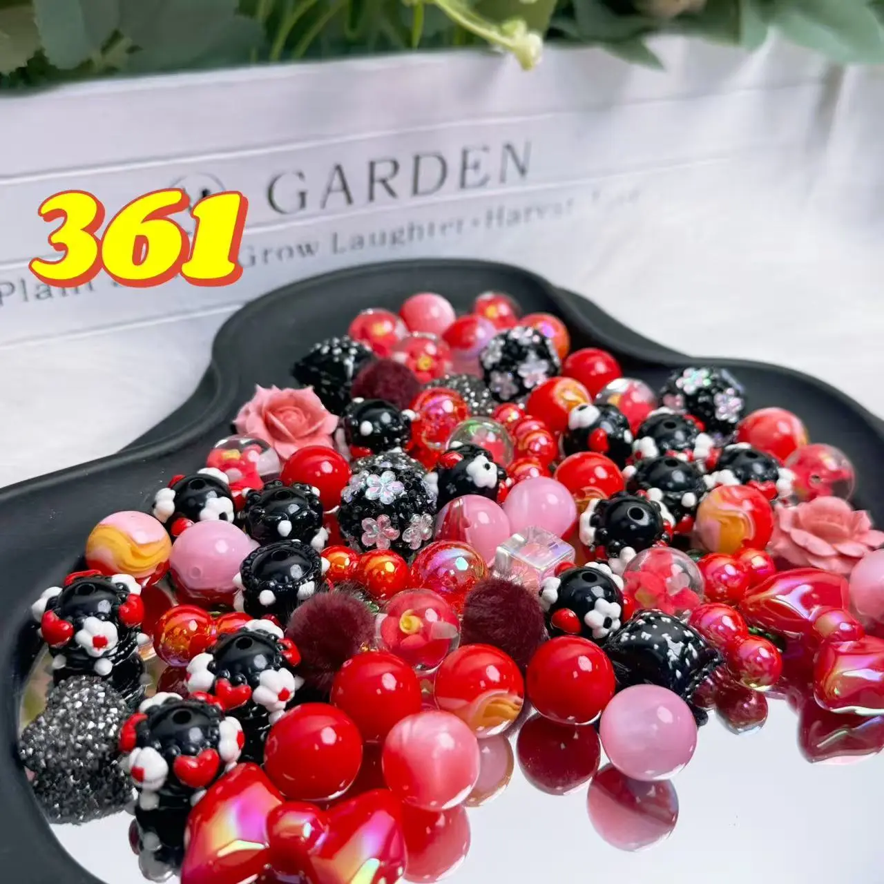 [Buy 2 Get 1] Rainbow-Daily New Arrivals |Acrylic Bead Mix for DIY Craft Beadable Pen Bracelets Phone Charms Necklaces Versatile Use