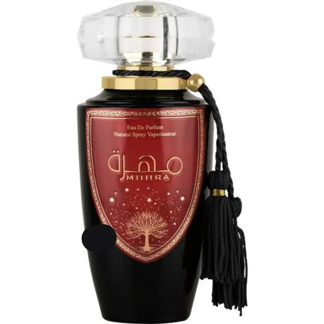 Lattafa Mohra Unisex Eau de Parfum Spray (100ml/3.4oz) - Arabian Perfume Unisex Fragrance, Aromatic Floral Oriental Citrus Woody Musk Scent, Floral Fragrances for Smelling Good, Single Item