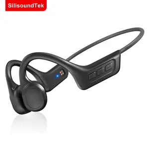 SilisoundTek S800 Bone Conduction Swimming Headphones | IP68 Waterproof underwater headphones | 32GB MP3 Player | Bluetooth 5.3 Wireless | 10H Playtime | Open-Ear Design for Diving, Running & Gym