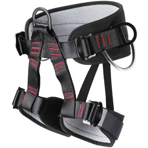 Climbing belts, Thicken Professional Safety Belt for Caving Rock Climbing Fire Rescuing Rappelling Tree and Outdoor Adventure Activities