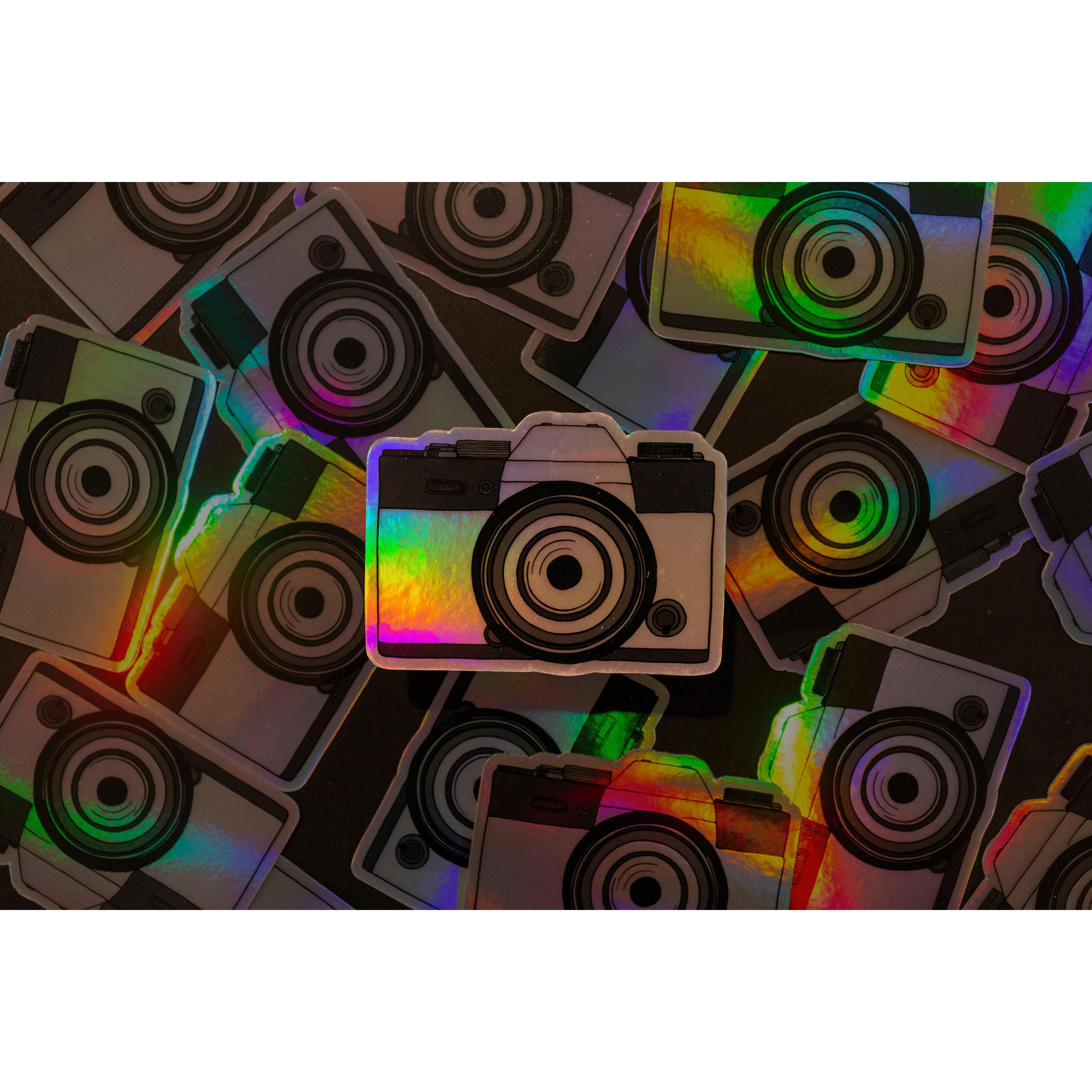 Holographic Camera Sticker