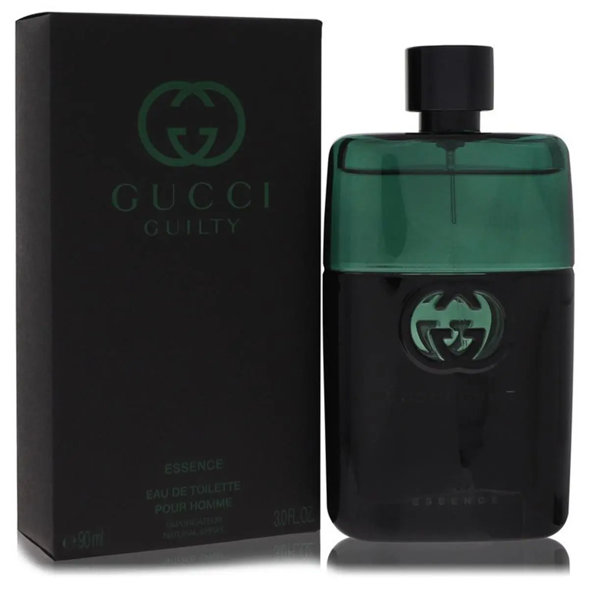 GUCCI Guilty Essence Eau de Parfum Spray, Warm and Seductive Oriental Floral Scent for Men, 3 oz, Signature Scent, Spray Bottle, 3Oz, Male Wear, Spicy Youth, Bottle Packaged Men's Fragrance, 3Oz Bottles, Bottled Spray Men's Fragrance