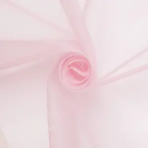 Pink Polyester Petticoat Crinoline Hard Net – 180 GSM, 58–60″