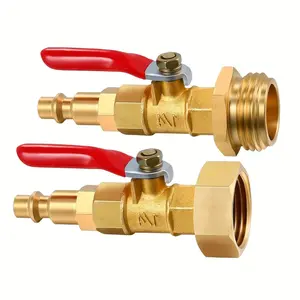 RV Winterizing Blowout Tool – Regulates Airflow with Ball Valve, Drains Water Lines to Prevent Freezing Damage